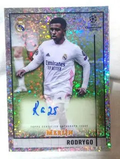 RODRYGO ロドリゴ サイン REAL MADRID auto topps