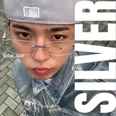 リムレス メガネ ジャガー かつき 銀 サングラス ヒョウ y2k 韓国 90s