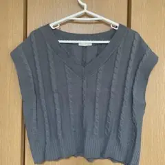 エヘカソポ ニット ブルー