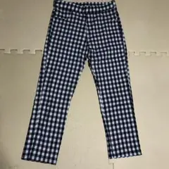 レディース チェック パンツ　L