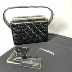 美品 CHANEL マトラッセ ココマーク バニティ ボックス型 ビンテージ