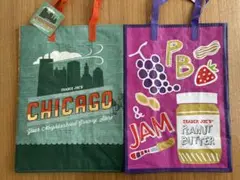 新品未使用　Trader Joe’s トレーダージョーズ　エコバッグ　2枚セット