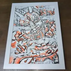 手描きアクリル画　B5サイズ一点もの