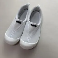 ホワイトメッシュ　上履き　18センチ