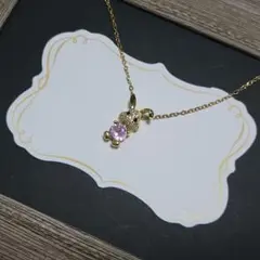ステンレスネックレス　ゴールド　うさぎ