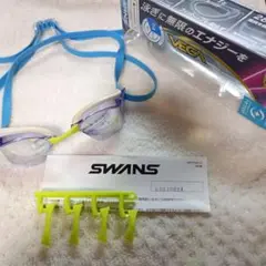 スワンズ SWANS VEGA 　競泳　ゴーグル　ミラーレンズ　レーシングモデル