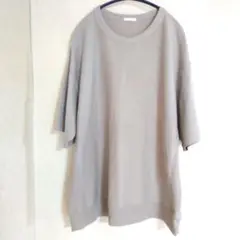 Gu スエッT 半袖 ベージュ