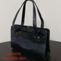 genuine crocodile skin クロコダイルハンドバッグ 本物♪