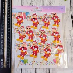 Jollibee cupcake topper 10pcs　ジョリビーケーキデコ