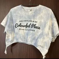 ZARA☆ショート丈タイダイ柄Tシャツ size11-12（150）