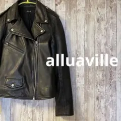 alluaville アルアバイル 羊革 ラムレザー ライダースジャケット