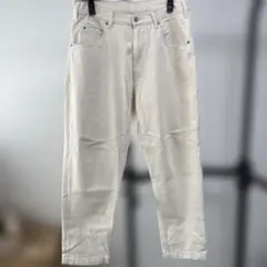 INHERIT インヘリット　生成り　デニムパンツ