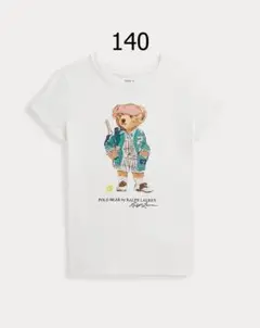 残り２本日限定2025新品新作ラルフローレンポロベアガールズTシャツM（140）