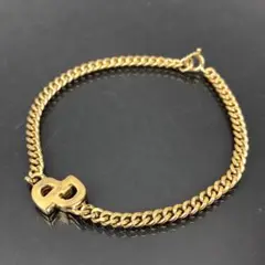 ディオール Dior CDロゴ 喜平 ゴールド ブレスレット