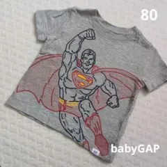 babyGAP　スーパーマン半袖Tシャツ　80