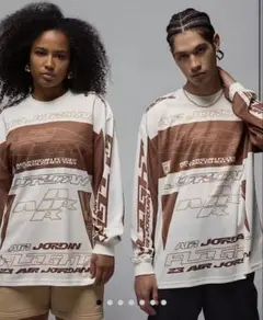 【未使用】ナイキ メンズ プリント ロングスリーブ トップ 2XL