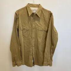 journalstandard カーキ色長袖シャツ ポケット Ｌ　　オ52