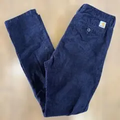 carhartt WIP コーデュロイパンツ 古着 ネイビー W32 L34
