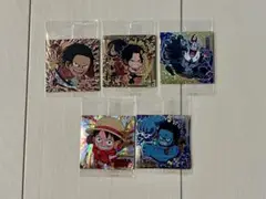 ワンピース大海賊シールウエハース5点セット