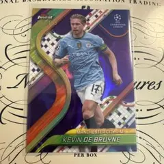 ケビン デブルイネ Topps Finest Purple 199枚限定