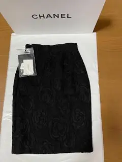 CHANEL カメリアCoCoマーク スカート 新品タグ付き