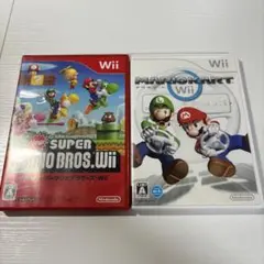 ニュースーパーマリオブラザーズ　マリオカート　2本セット　Wiiソフト