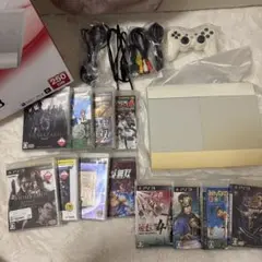 PlayStation 3 250GB 本体 ホワイト ゲームソフトセット