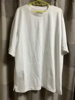 GU ドライポンチクルーネックT(5分袖) 345005 半袖Tシャツ　白