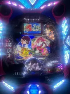 【配送料込み・引取可能】サンスリー パチスロ咲-Saki- 実機 SANYO P咲-Saki-全国編 テンパイ即リーver. 枠色不問 中古