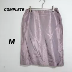 シルク100％ スカート【M】38サイズ 日本製 COMPLETE