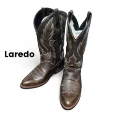 傷あり　Laredo ウエスタンブーツ Laredo レディースウエスタンブーツ ブラウン - メルカリ