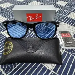 美品 Ray-Ban RB2140 青レンズ ケース付