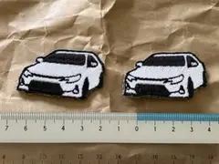 マークXの刺繍ワッペンセット【アイロン接着タイプ】