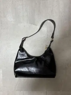 select MOKA フェイクレザーミニホーボーバッグ