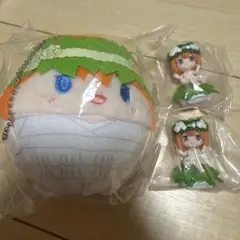 五等分の花嫁　中野四葉　ふわコロりん　ガチャガチャフィギュア　3点セット