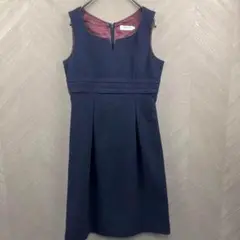 ◇SCHAMBASIC ◇フォーマル　上質ノースリーブワンピース　キュプラ素材
