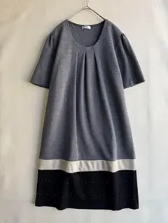 CHANMEAL　シャンミール レディース　半袖　ワンピース　XL グレー