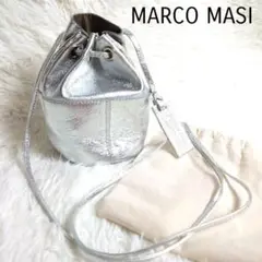 【美品】MARCO MASI マルコマージ ショルダーバッグ 巾着　保存袋付