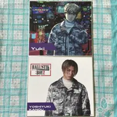 BALLISTIK BOYZ 加納嘉将 ミニ色紙2枚セット