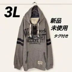 新品未使用 タグ付き パーカー 3L オールドアメリカン PHOSQUIA