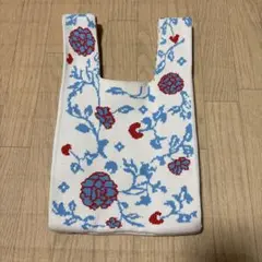 花柄刺繍トートバッグ