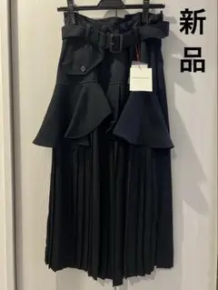 新品 Titilate Valet ドッキングプリーツスカート サイズ38