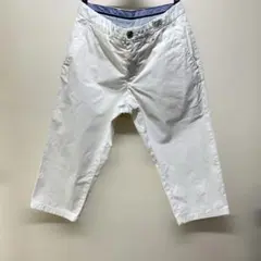TOMMY HILFIGER 七分パンツ　 チノパン　白　クロップドパンツ