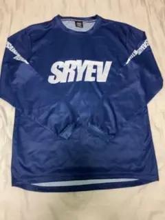 【新品未使用】sryev プラシャツ　ネイビー　長袖　Mサイズ
