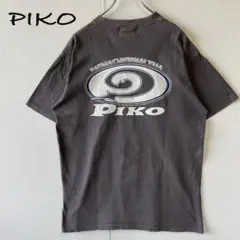 90's PIKO ピコ tシャツ チャコール フェード感 USA製