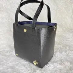 極美品　未使用級　エーディエムジェイ　ハンドバッグ　ボア　ミツバチ　アイボリー 極美品 未使用級 エーディエムジェイ ハンドバッグ ボア