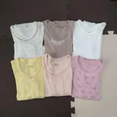110cm　インナー　肌着　6枚セット　おまおめ