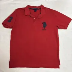 U.S.POLO ASSN. ポロシャツ　赤