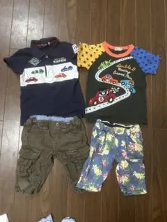 ダブルビー　ミキハウス　 100cm 車