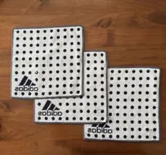 adidas ハンドタオル　3枚セット　ネイビー